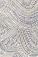 Sample Laxmi Gray & Blue Marble Area Rug